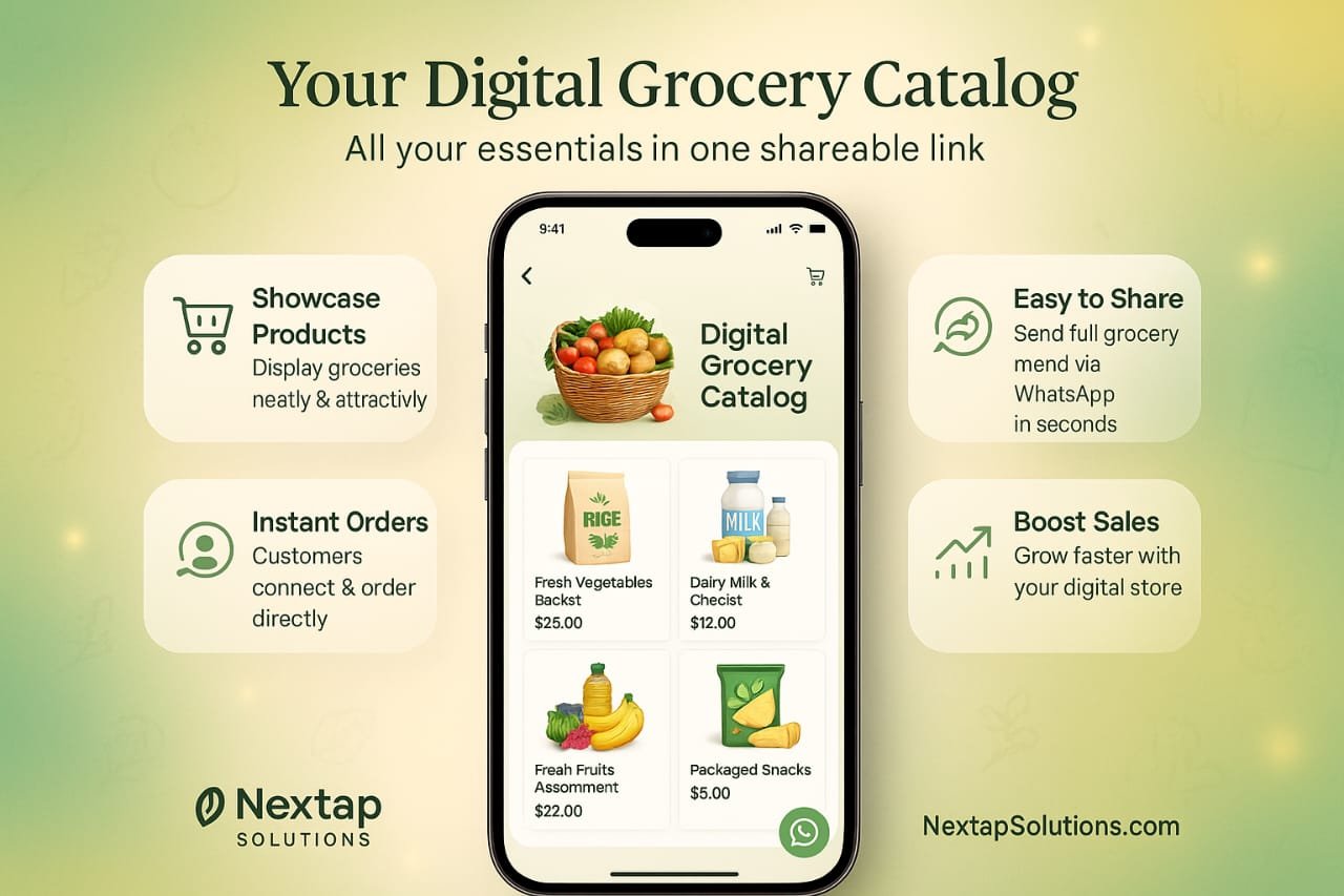 Digital vCard Illustration