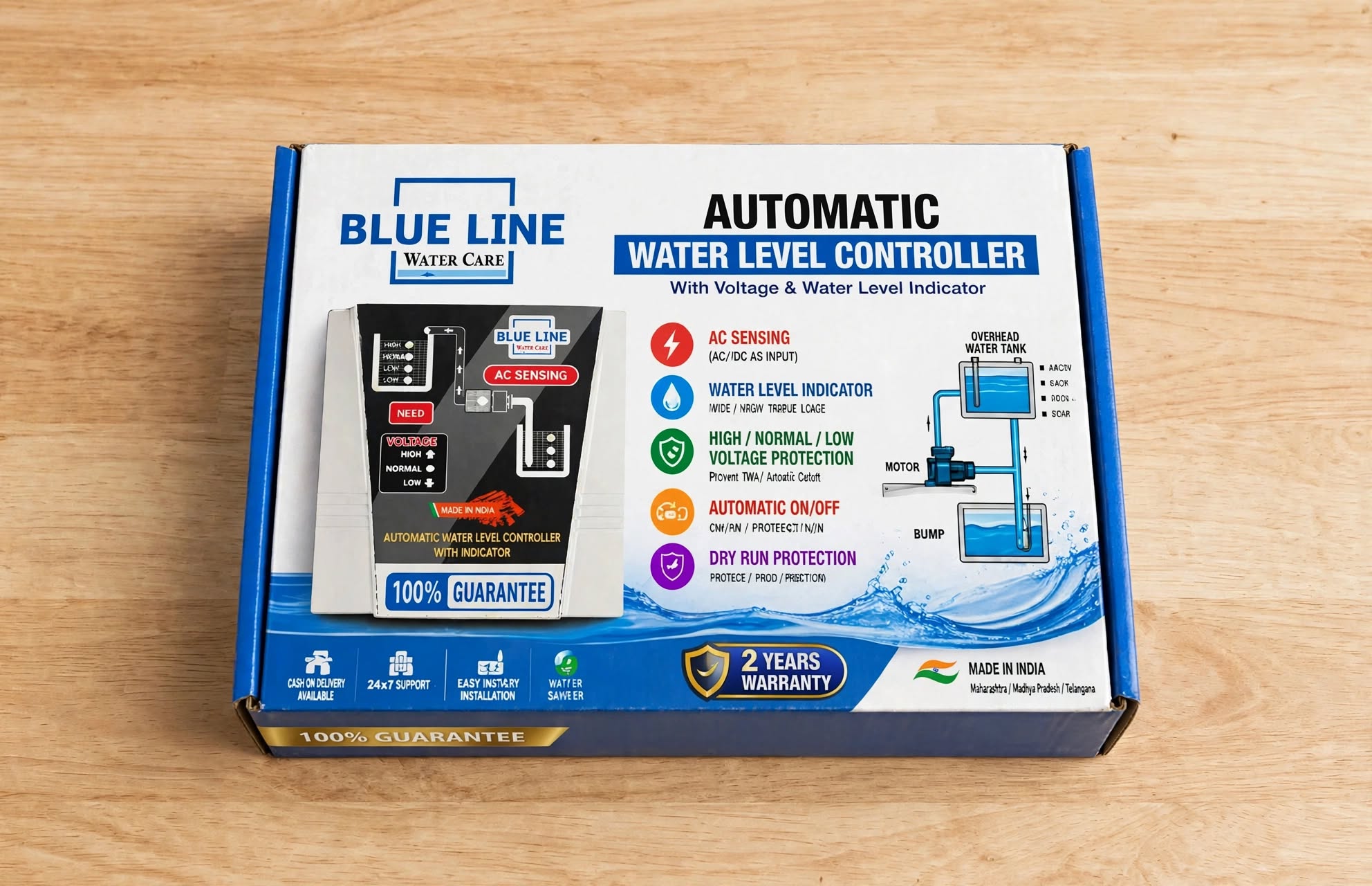 Fully automatic water level controller system