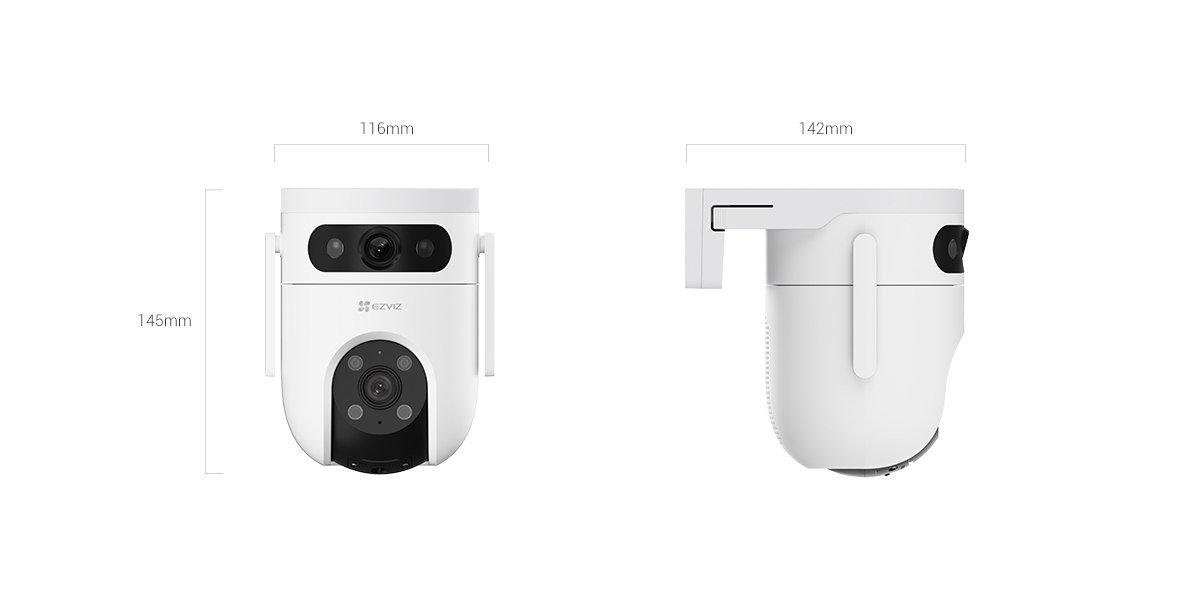 EZVIZ by Hikvision | H9c Dual-Lens 2K (3MP+3MP) Wi-Fi Camera