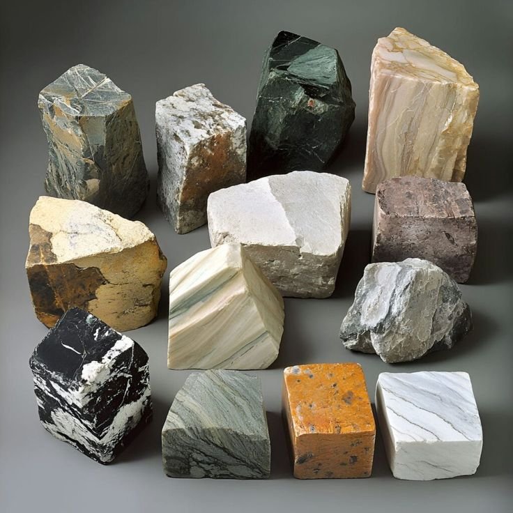 Variety of Natural Stones –