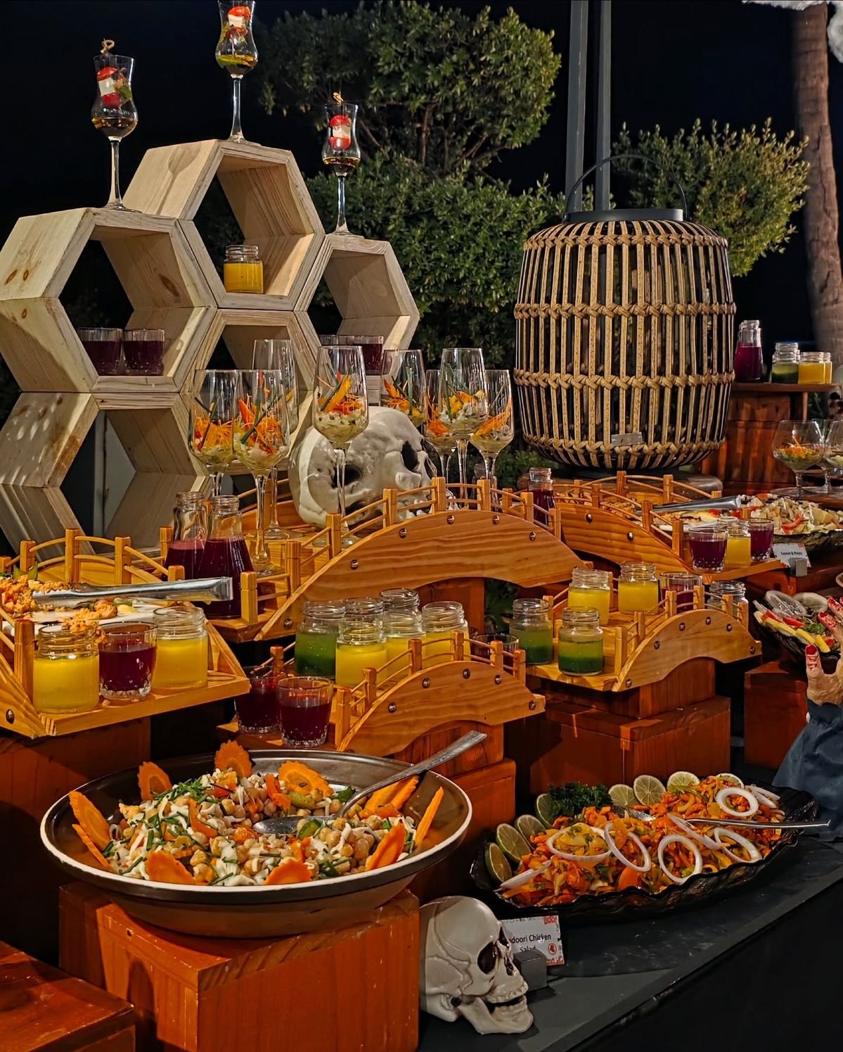 Theme Buffet Setup