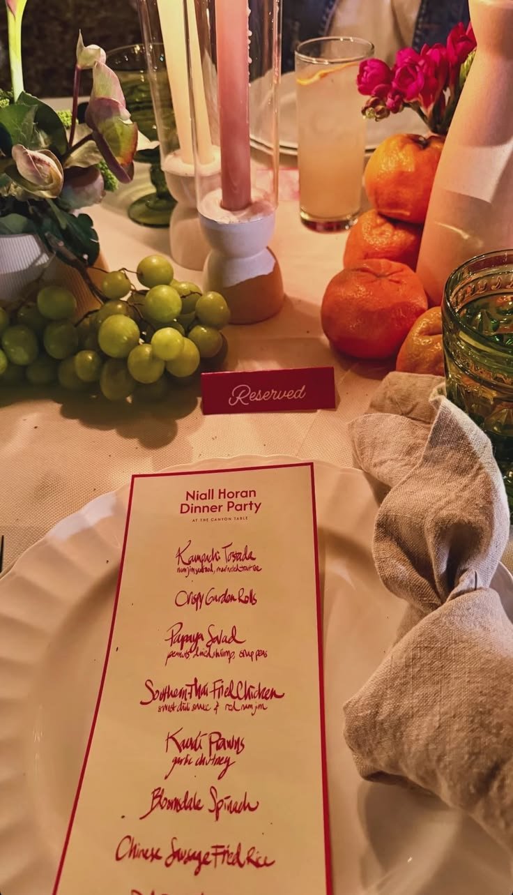 Customized Menu Planning