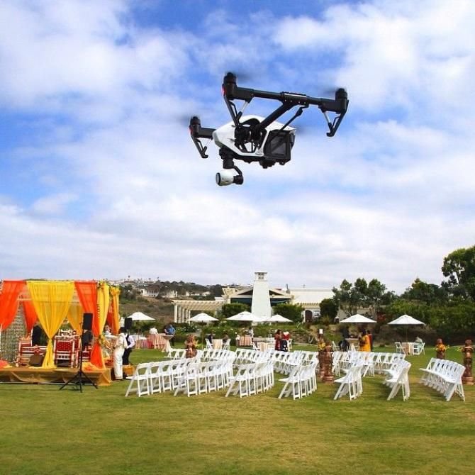 Drone Wedding Photography