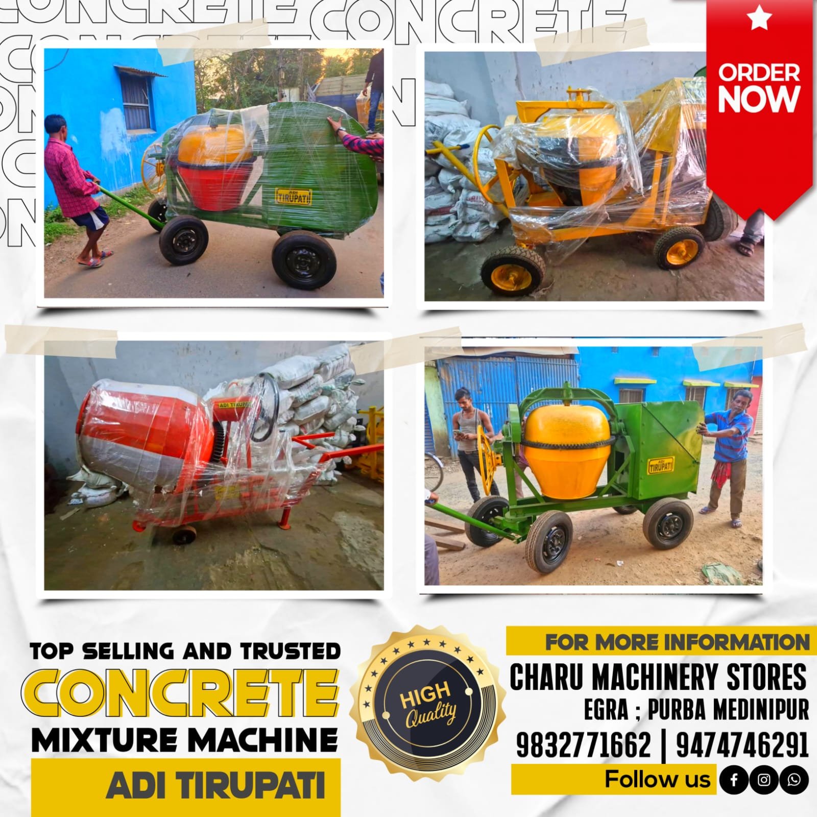 Concrete Mixture Machine Supply