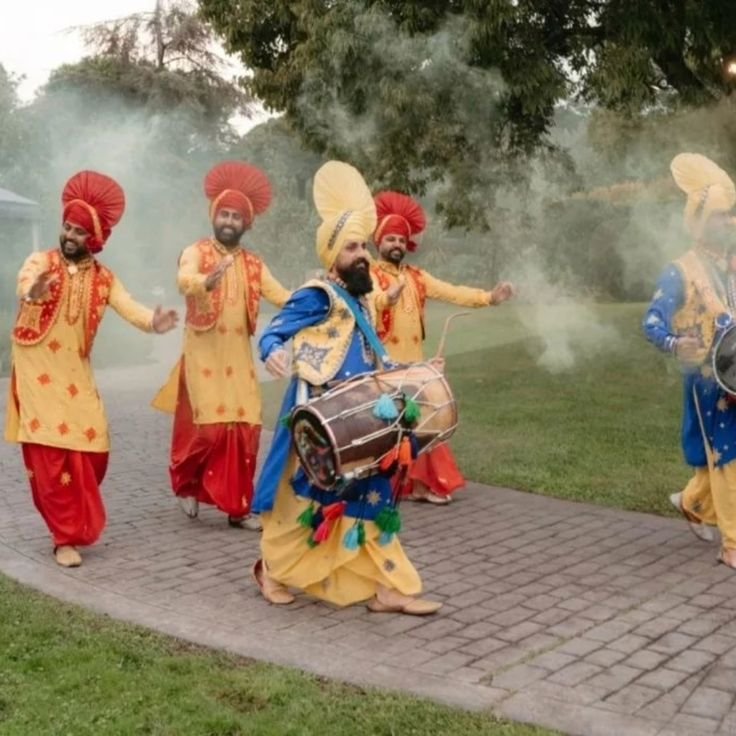Folk Singing and Dhol Performances