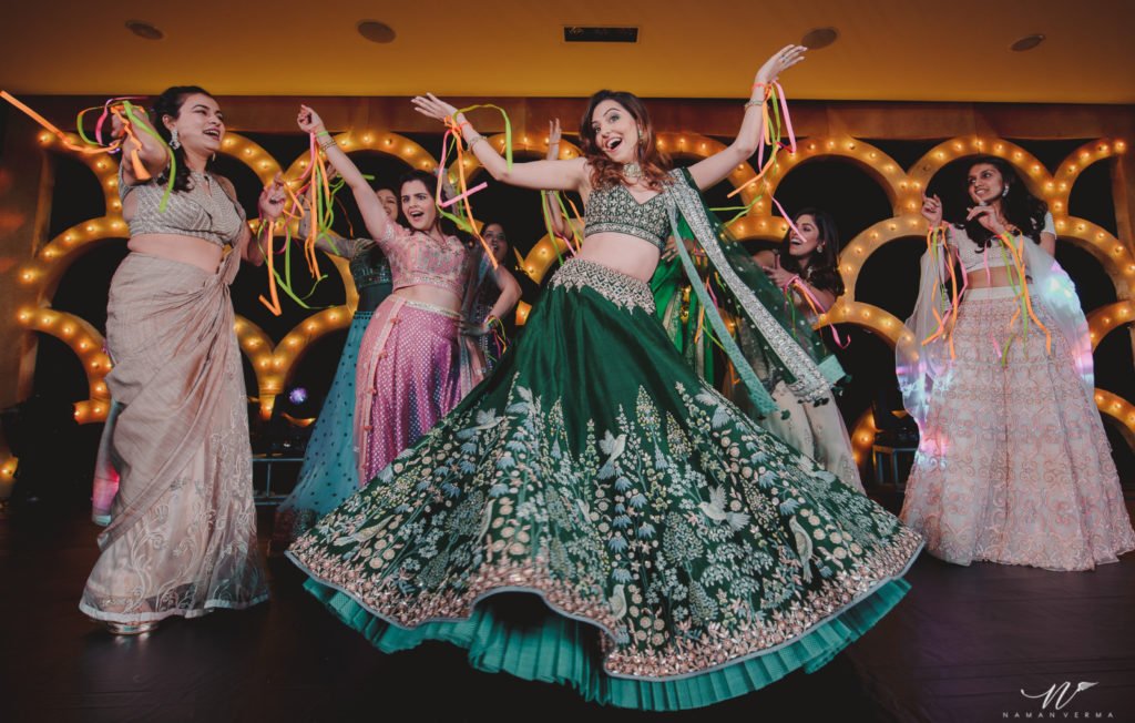 Bridal & Bridesmaids Sangeet Dance Performance