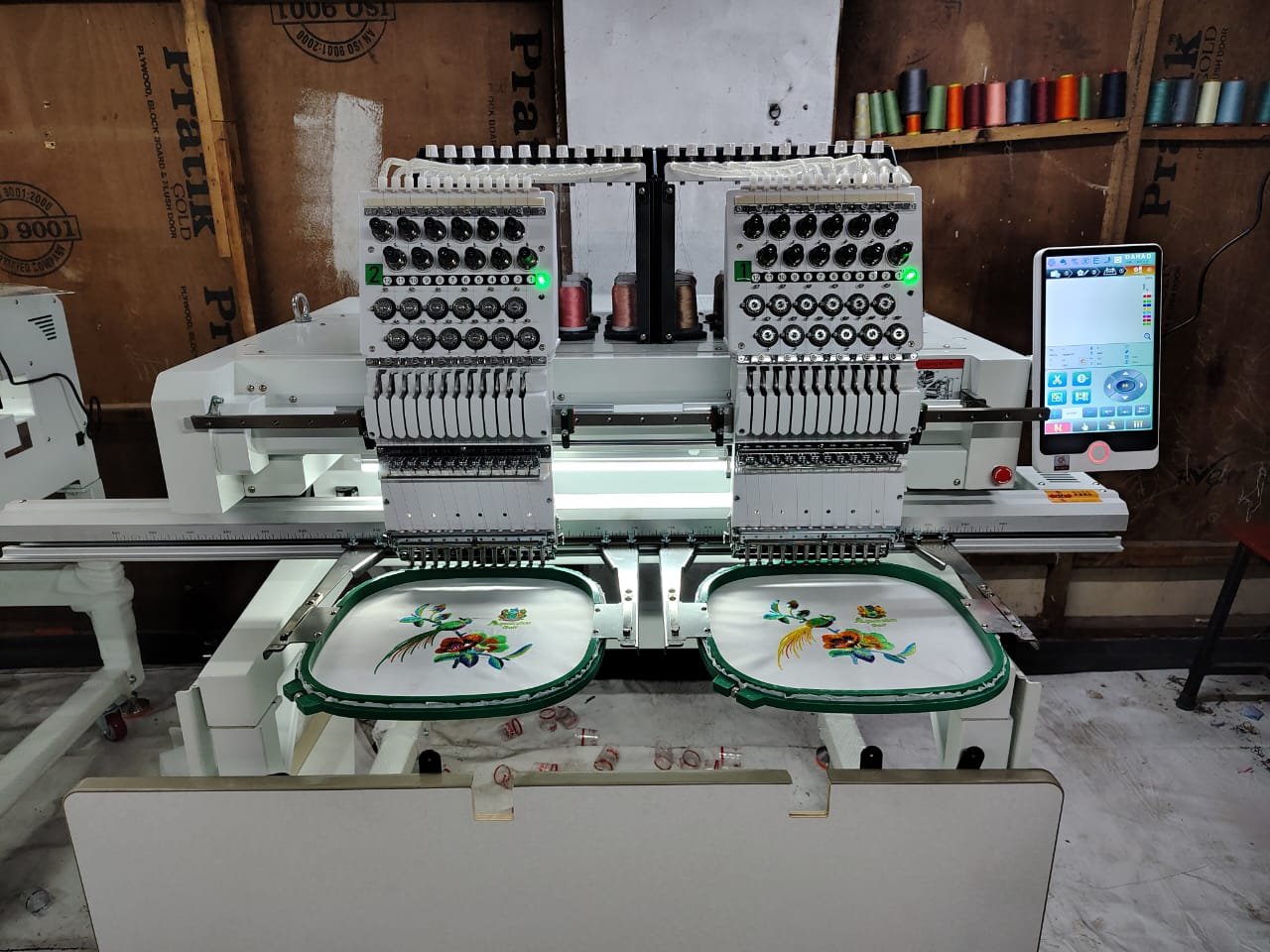Multi-Head Embroidery Machine Setup & Training