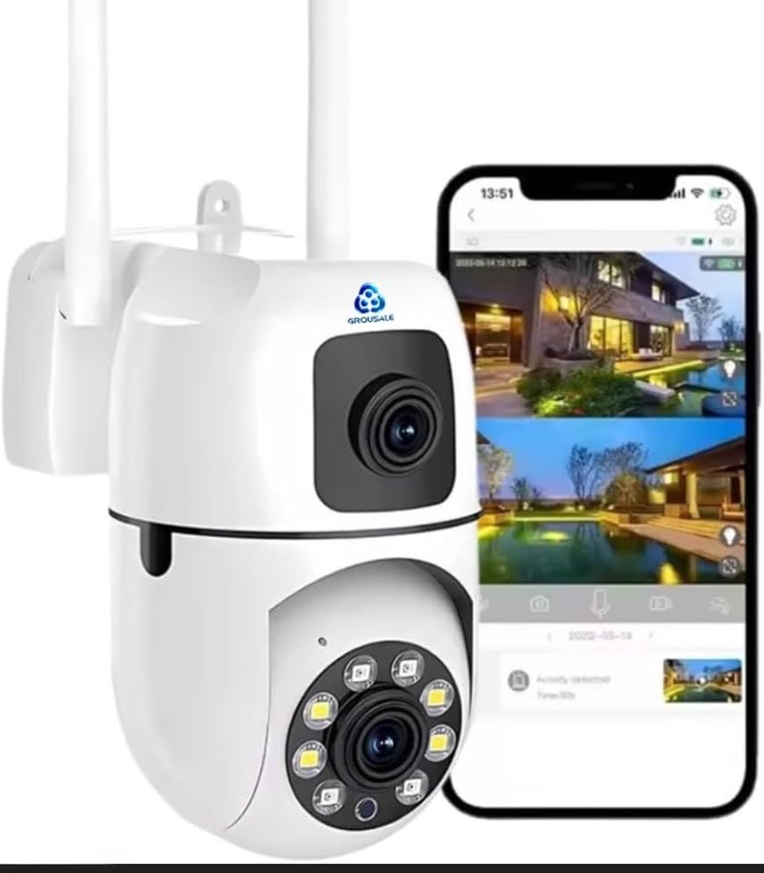 Smart WiFi PTZ Security Camera