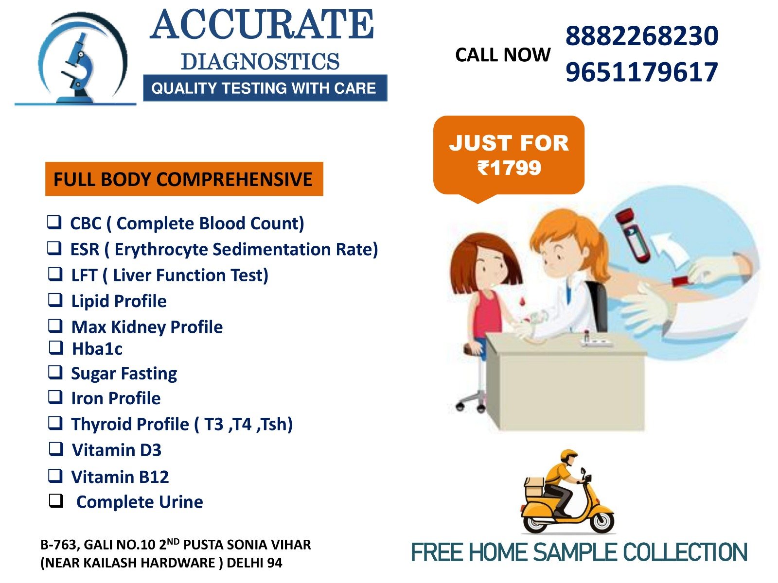 Full Body Comprehensive Package