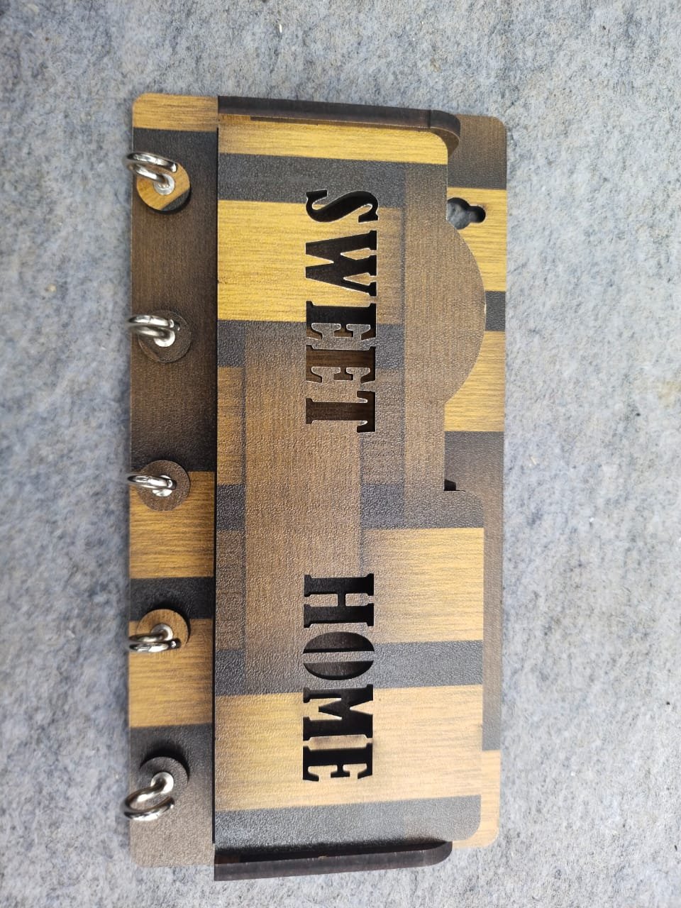 Wall-Mounted Key Holder Installation