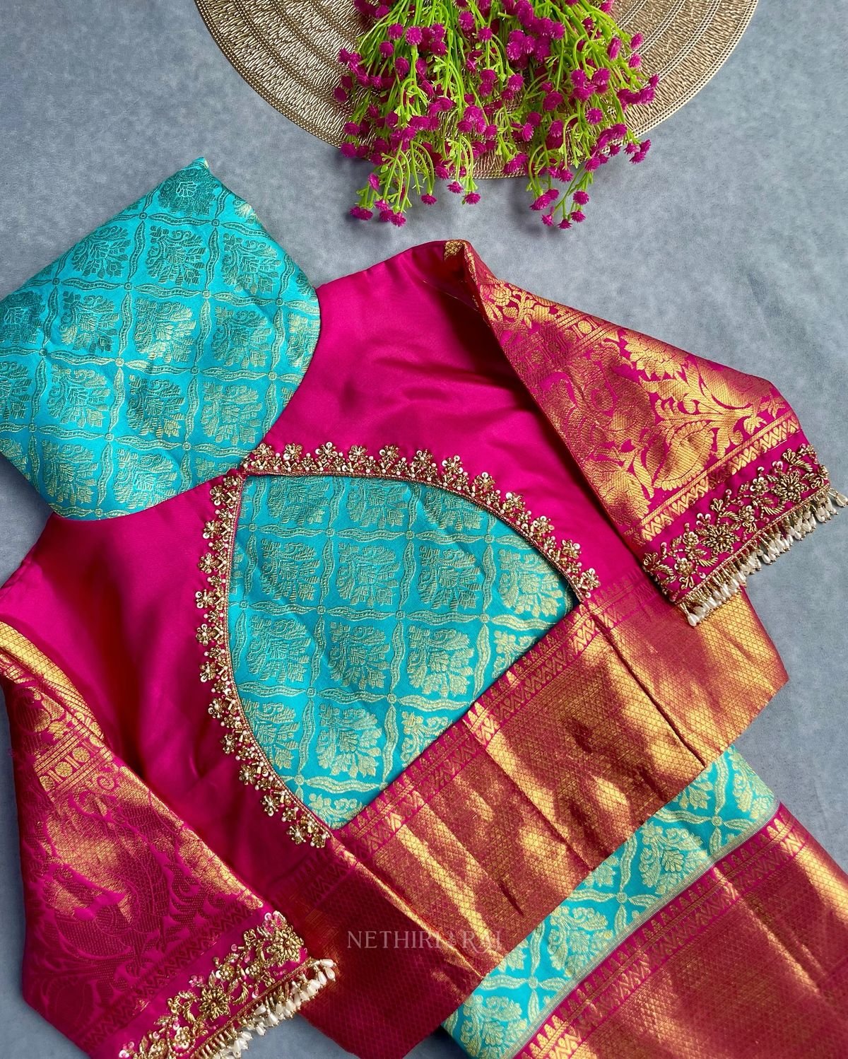Designer Blouse Stitching